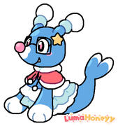 A drawing of my sona as a Brionne