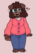 Full Body A drawing that showcases the entire body of my sona